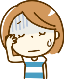 頭を抱える人のイラスト